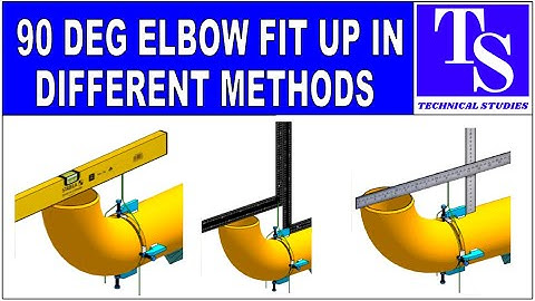 PIPING - 3 different ways to fit up an Elbow to a Pipe. Tutorial for Beginners