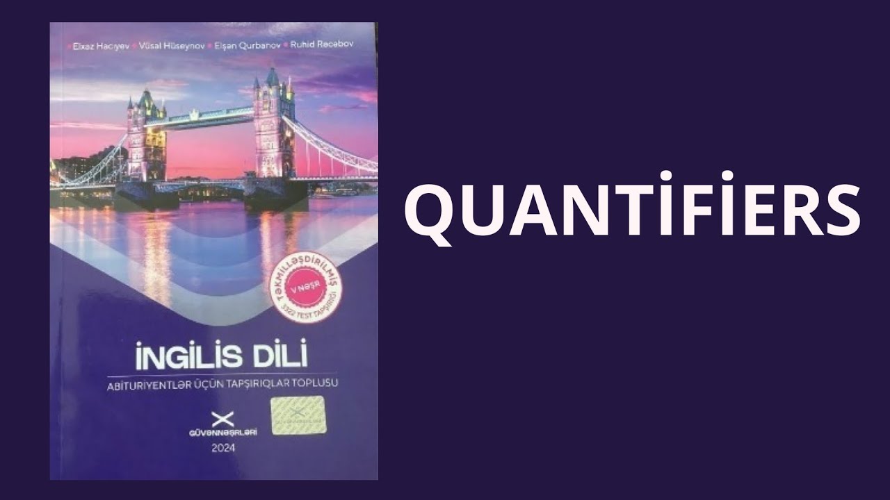 GÜVƏN NƏŞRİYYAT/ QUANTİFİERS ✍️📚