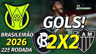 [Série A '26] 22ª Rodada | Remo/PA 2 X 2 Atlético/MG | GOLS! | TV ARTILHEIRO