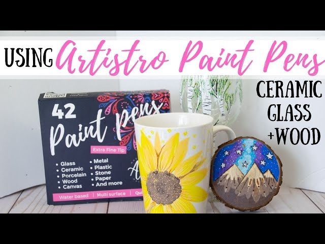 Artistro Acrylic Marker Review on Glass, Wood and Ceramic 