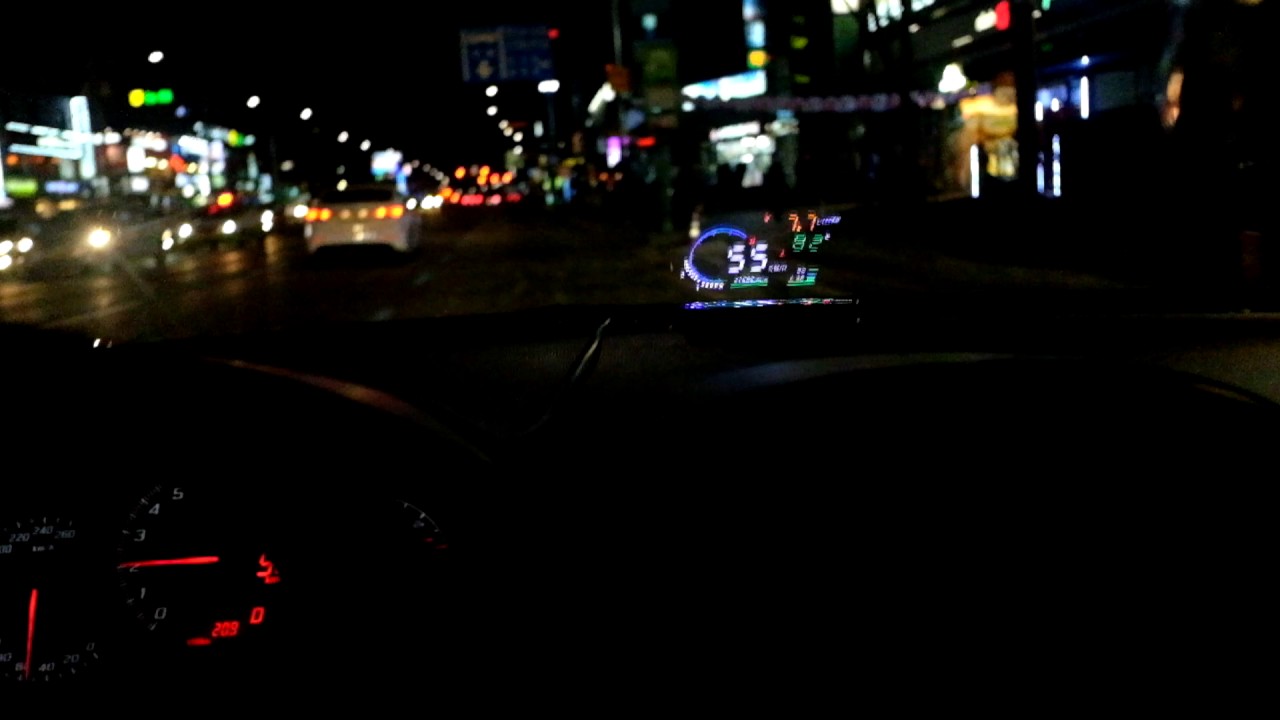 Car Head Up Display - A8 5.5" OBDII HUD