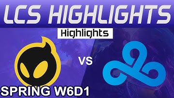 DIG vs C9 Highlights LCS Spring Season 2024 W6D1 Dignitas vs Cloud9 by Onivia