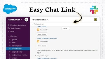 Salesforce integreren met Slack (Chat Bridge)