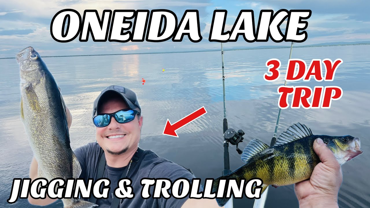 Fishing ONEIDA LAKE - 3 Days of Trolling & Jigging in STORMY May Weather!!!