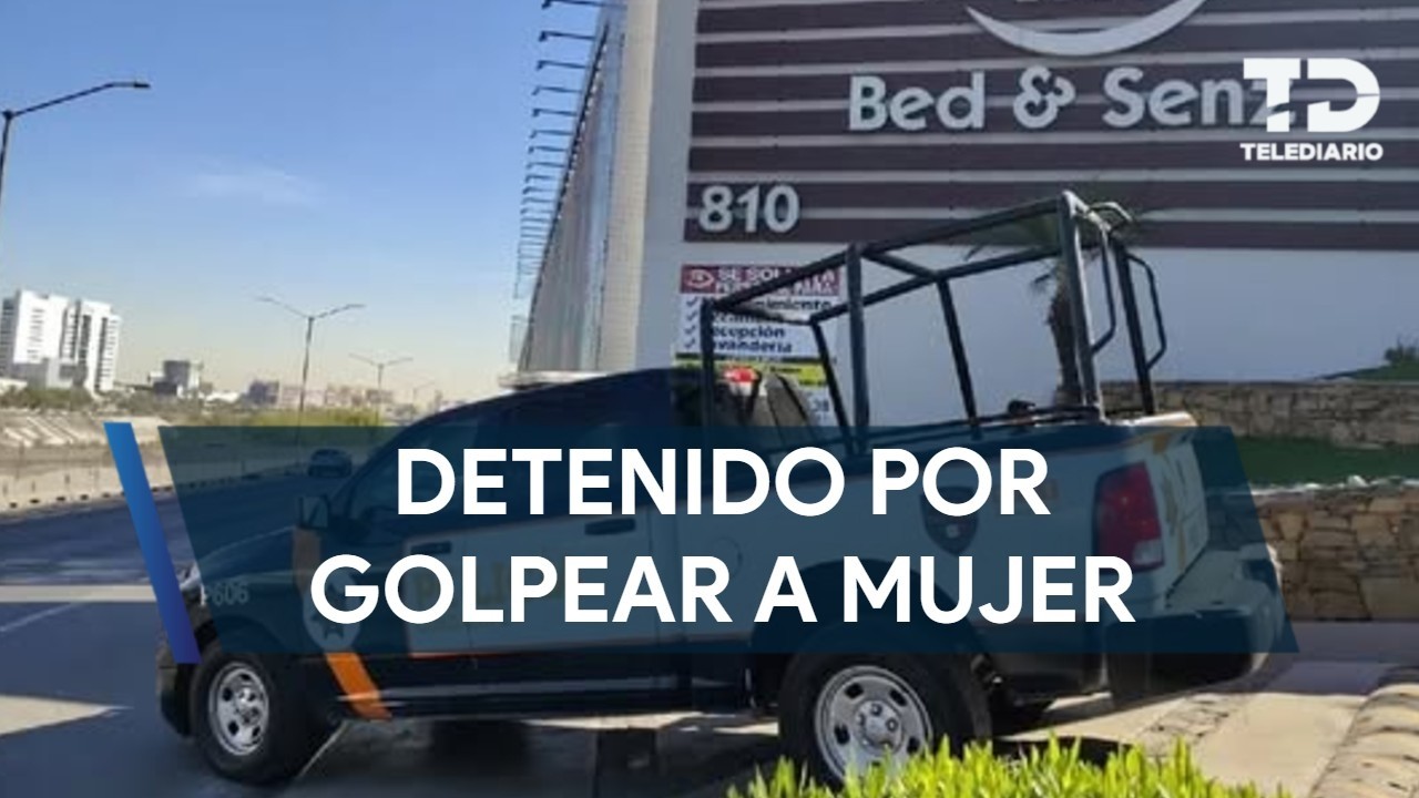 Detienen a hombre por golpear a una mujer dentro de hotel en Guadalupe, NL