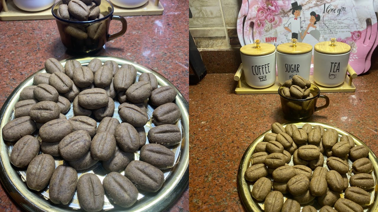 اسهل طريقة لعمل بسكوت القهوه بدون بيكينج بودر 