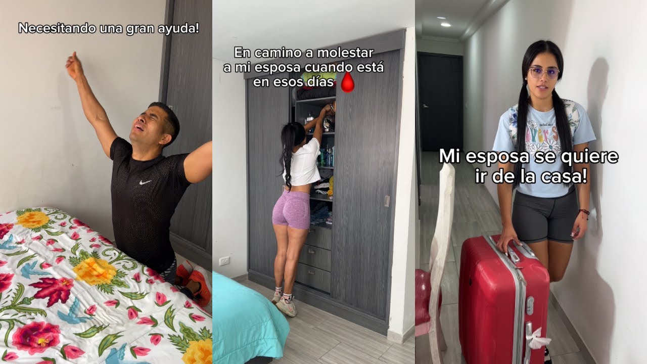 Cuándo mi esposo se quiere ir de la casa! 🤣 - YouTube