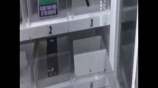 Winning a transformer like action figure from an I cube machine