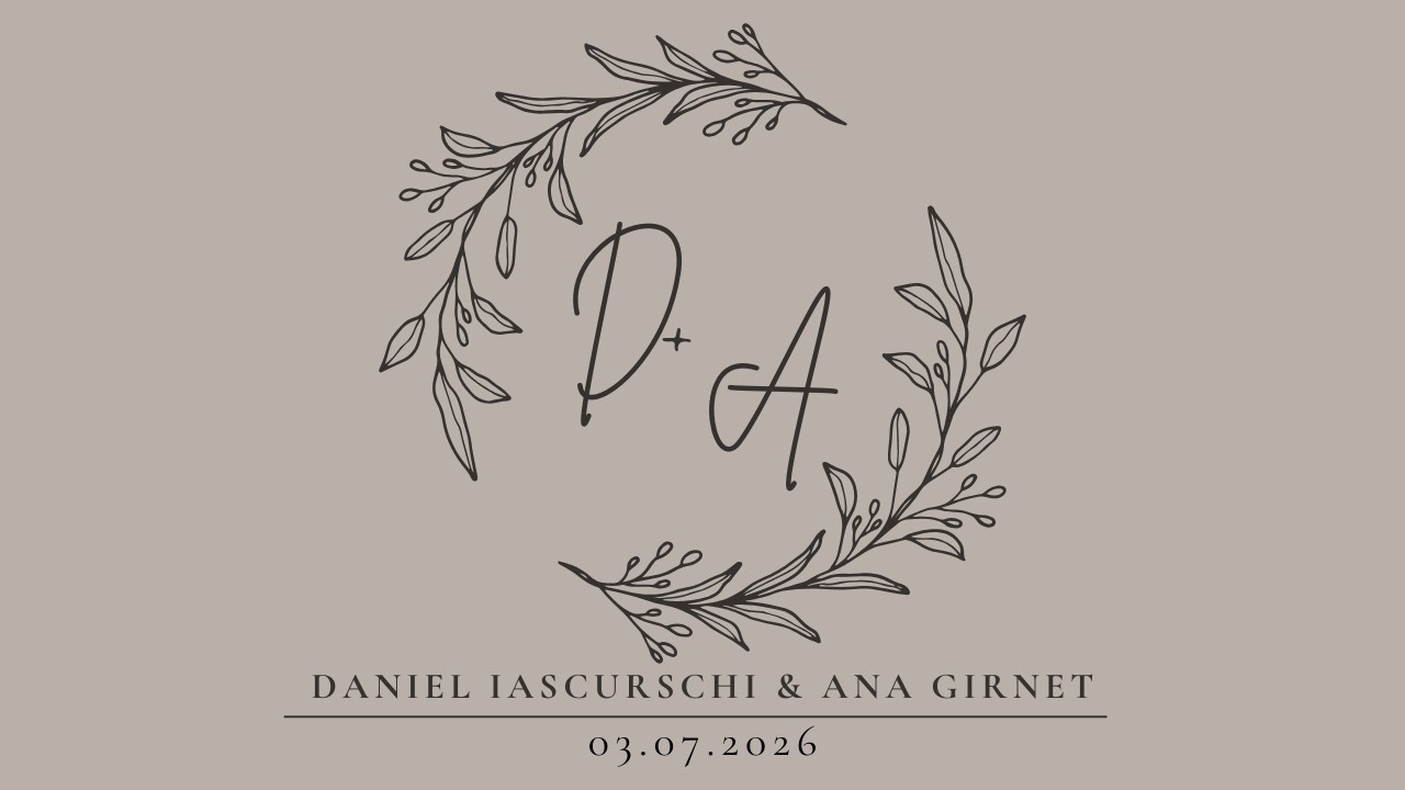 Wedding Ceremony -- Daniel & Ana Iascurschi