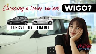 2024 Toyota Wigo 1.0E and 1.0J | Comparison Video