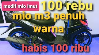 STORY WA MIO M3 TERUNIK//modifikasi mio m3 125#abudonetv