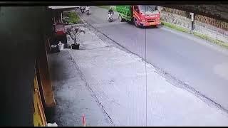 kecelakaan maut di cibeuti Tasikmalaya, kepala pecah trlindas