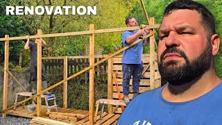 I Wasnt Ready For Winter & Half My Drive Is a Hole / Farm Renovation Ep 2 @Onthetrowel