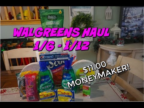 WALGREEN HAUL 1/6 – 1/12 | $11.00 MONEYMAKER!!!  😱