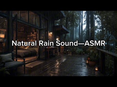 A cozy cabin in the forest rain | Deep sleep and a peaceful night - YouTube