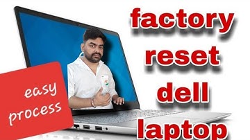 How to reset Dell laptop to factory settings #reset windows 10#dell laptop reset setting 2024