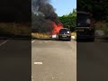 Zafira vxr car fire