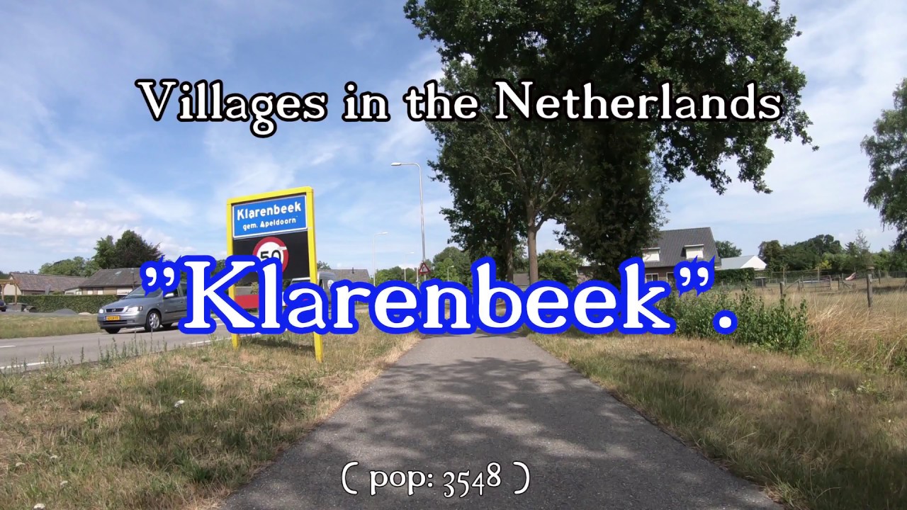 4K. Streetview Veluwe.  " Klarenbeek ". 1 Aug 2018.  in Gelderland.