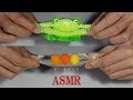 【ASMR】セリアのおもちゃ（スクイーズ？）で遊んでみた　100均音フェチ