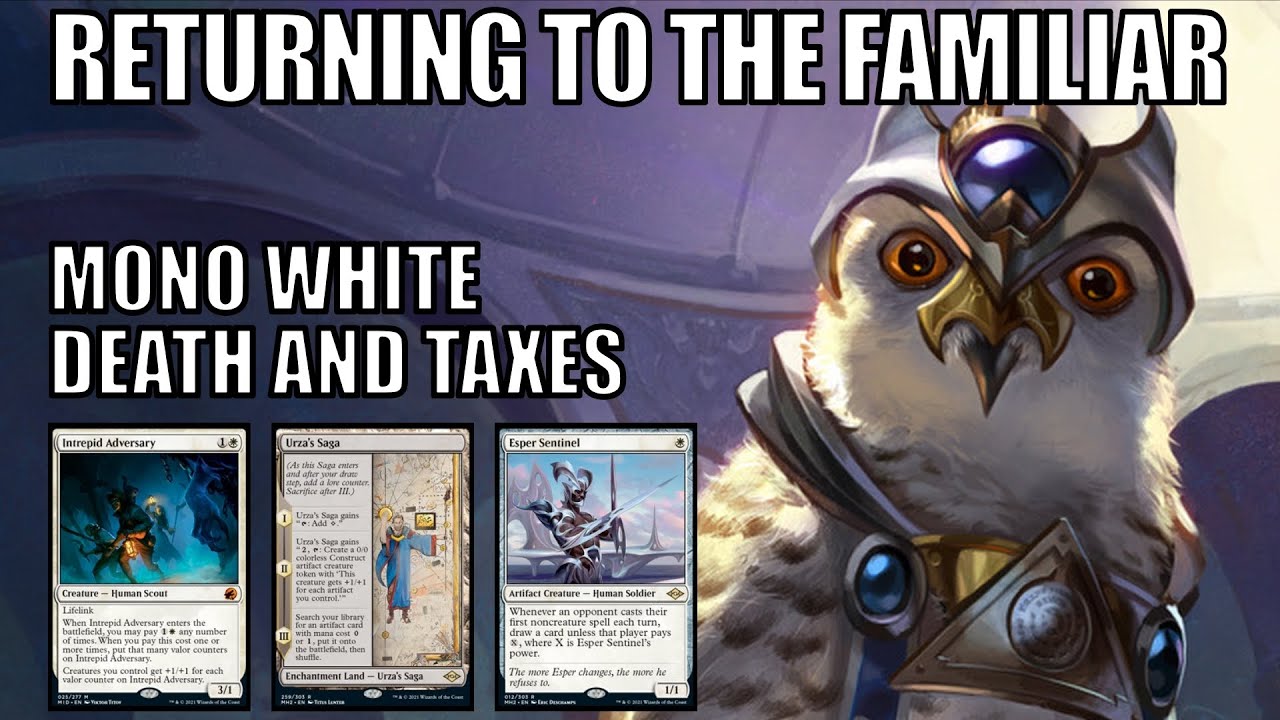 Judges familiar in [MTG MODERN] Death and Taxes FEAT Intrepid Adversary and Urza's Saga