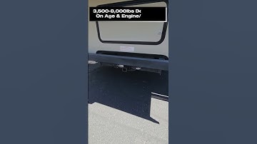 How Much Can Class C/B+ RVs Tow? #shorts #rv #rvwalkthroughs