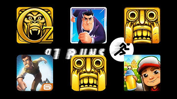 Temple Run Oz Vs Agent Dash Vs Temple Run 2 Vs Danger Dash Vs Temple Run Vs Subway Surfers