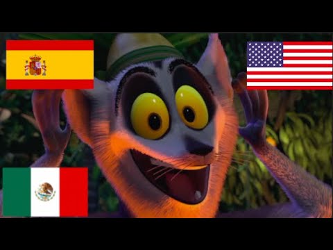 MADAGASCAR: Doblaje Español VS Ingles VS Latino