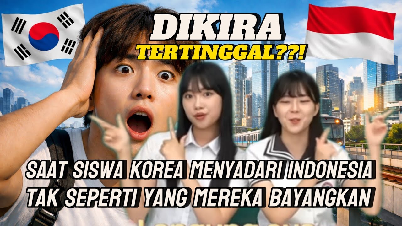 Orang Korea Kaget! Dikira Tertinggal, Indonesia Jauh Lebih Maju dari yang Mereka Kira