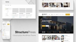 StructurePress - Construction and Architecture WordPress Theme Free Download