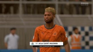 FIFA 20 Saint Maximin early near post finish