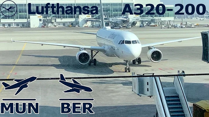 Takeoff and Landing - Lufthansa A320-200 from Munich to Berlin