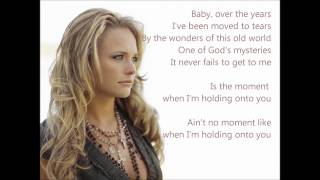 Video thumbnail of "Holding on to You [Miranda Lambert] EasyREAD Lyrics"