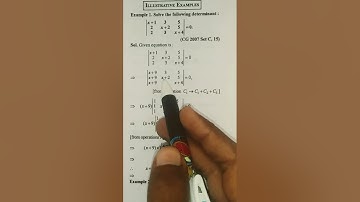 12 math viral ques. | Determinant viral conceptual question Determinant Class12