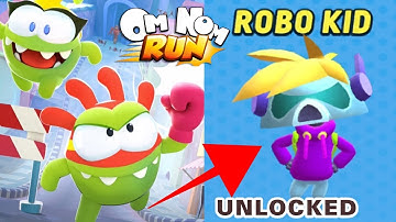 Om Nom: Run - ROBO KID Unlocked New Character (iOS/Android) Gameplay Walkthrough