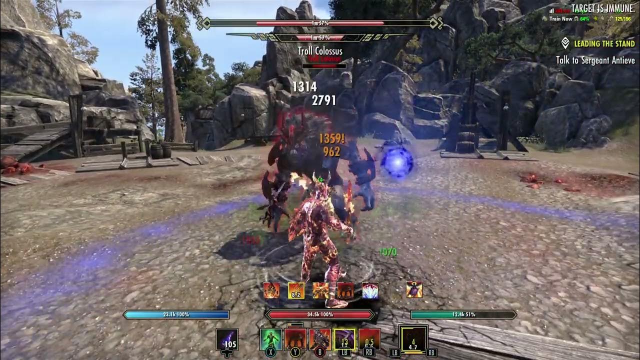 ESO Defunct Nirncrux Mine Solo World Boss Craglorn (DragonKnight) YouTube
