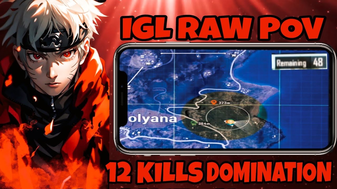 12 KILLS DOMINATION IN 10 K FINALS 🤠😎| IGL RAW POV | 