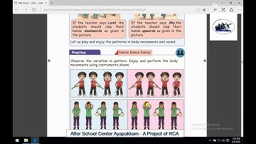 Rotary Club of Ambattur Class 2nd Maths Patterns Part 3 Games & Dance