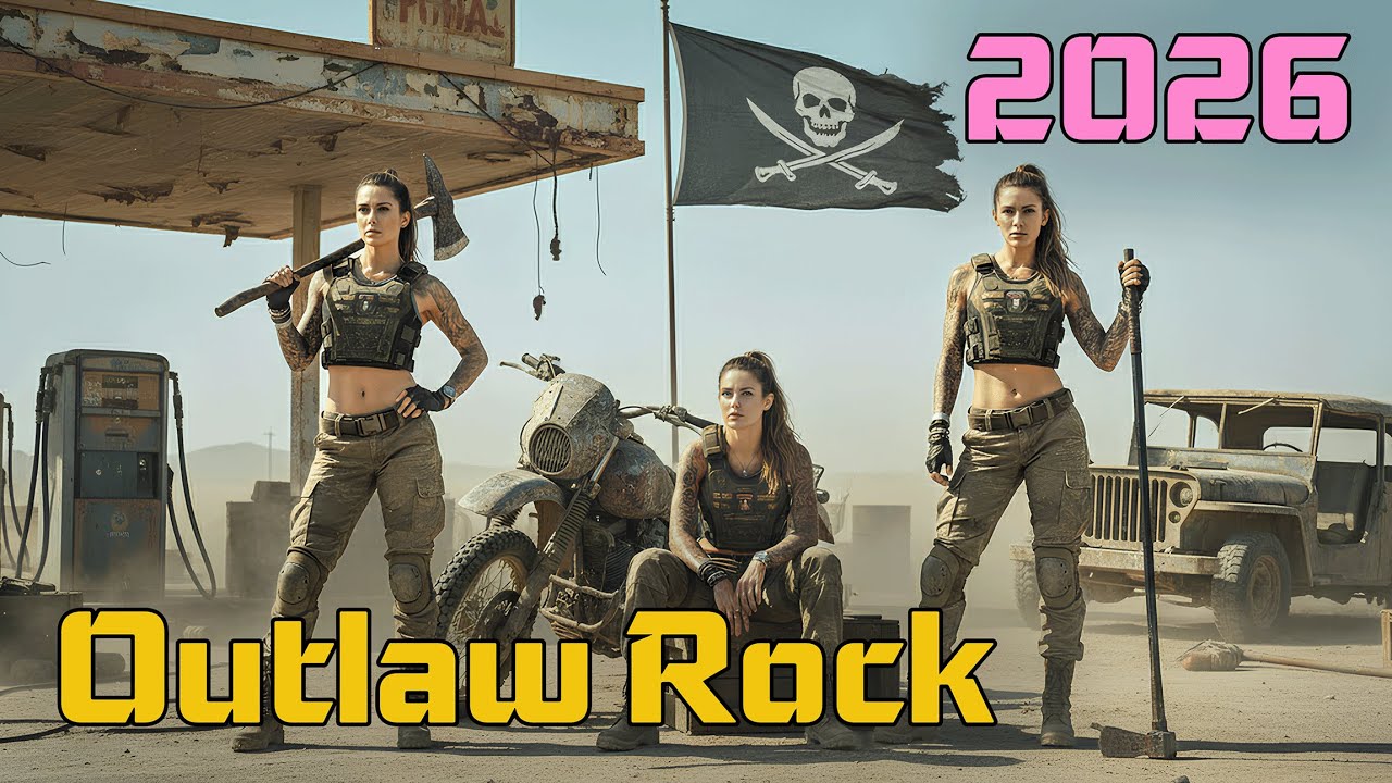 Outlaw Rock Playlist 2026 🎸 Highway to Freedom | Roaring Guitars for a Wild Ride
