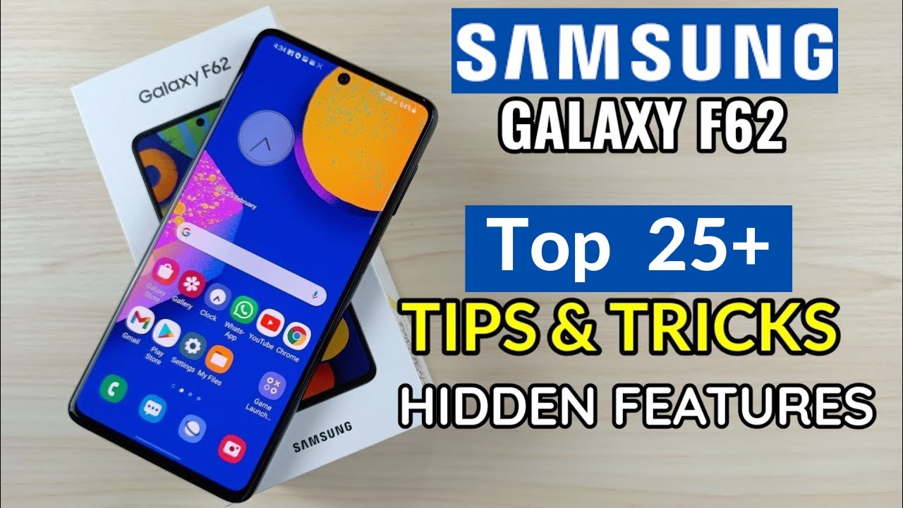 Samsung Galaxy F62  Top 25+ Tips & Tricks | Hidden Features 🔥