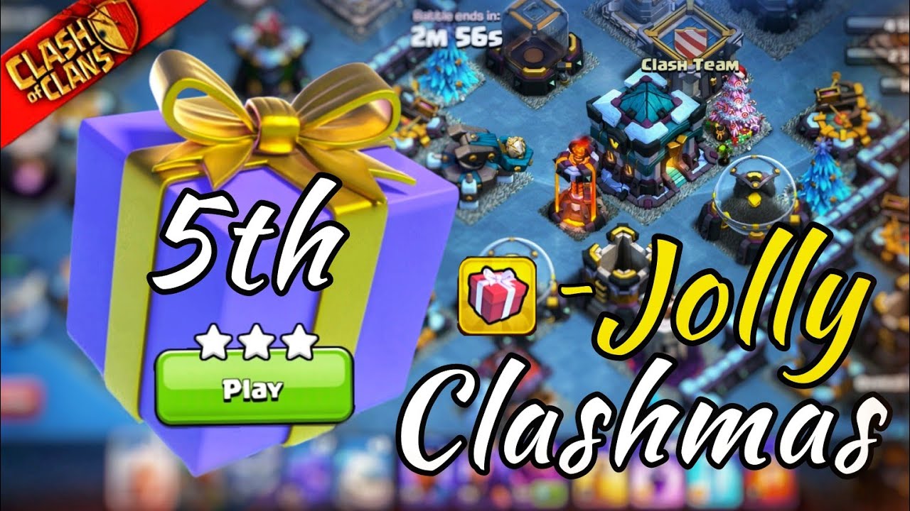 Get 3 star - The "5th" Jolly ClashMas Challenge Easily | Clash of Clans!