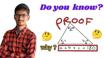 Angle sum property of triangle | #maths #mathstricks