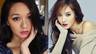 Brown smokey eye makeup | jessica jung high cut magazine inspired