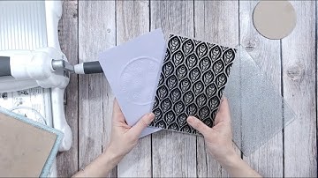 Papercraft Embossing Trick! How to easily emboss a shape into your cards