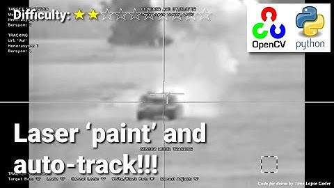 Lock and track tank target | AI Computer Vision Target Tracking Tech for Autonomous Drone