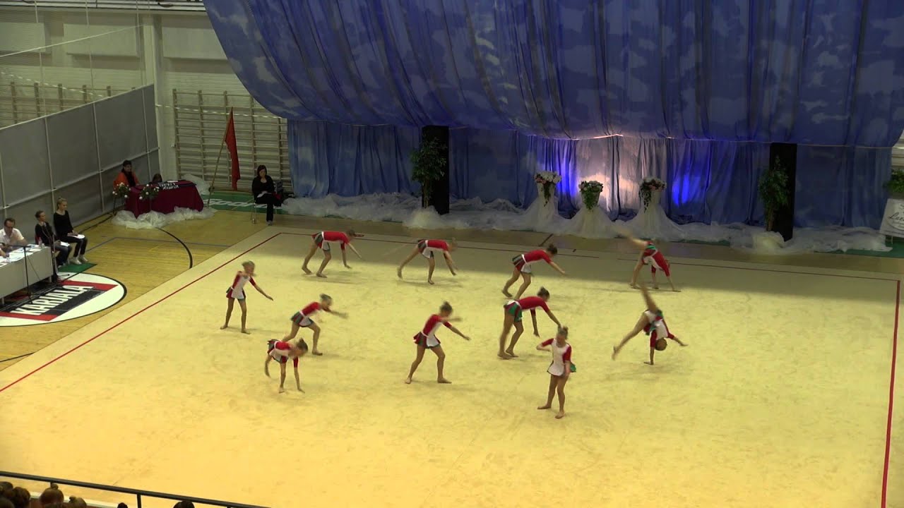 00059 Mäntsälän Voimistelijat Sinea 10 - 12 v E-S Aluekilpailut Kotka 13.4.13