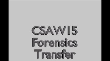 CSAW 15 - Forensics - Transfer