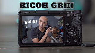 I Get the Ricoh GR III