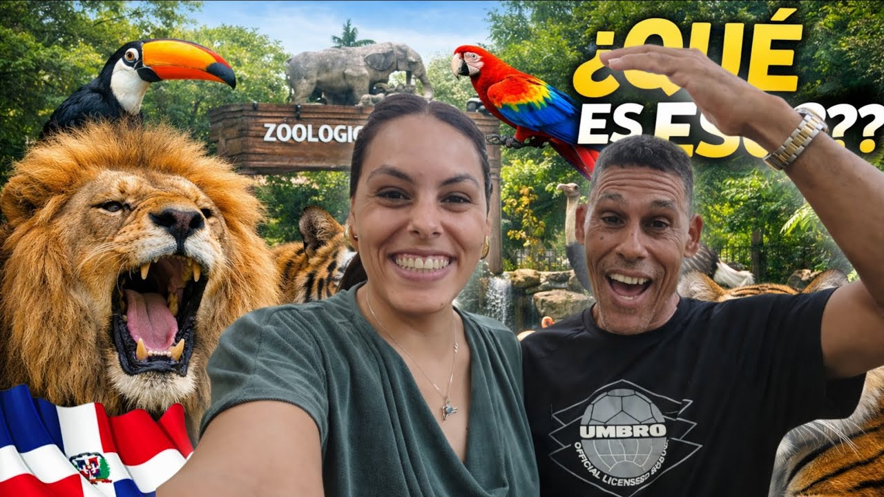 😱 LLEVÉ a mi papá al ZOOLÓGICO MÁS GRANDE de República Dominicana 🇩🇴… y PASÓ ESTO