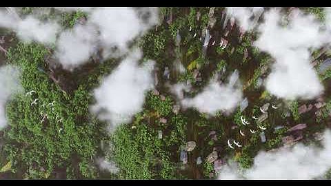 Mountain Cityscape using Geometry Node