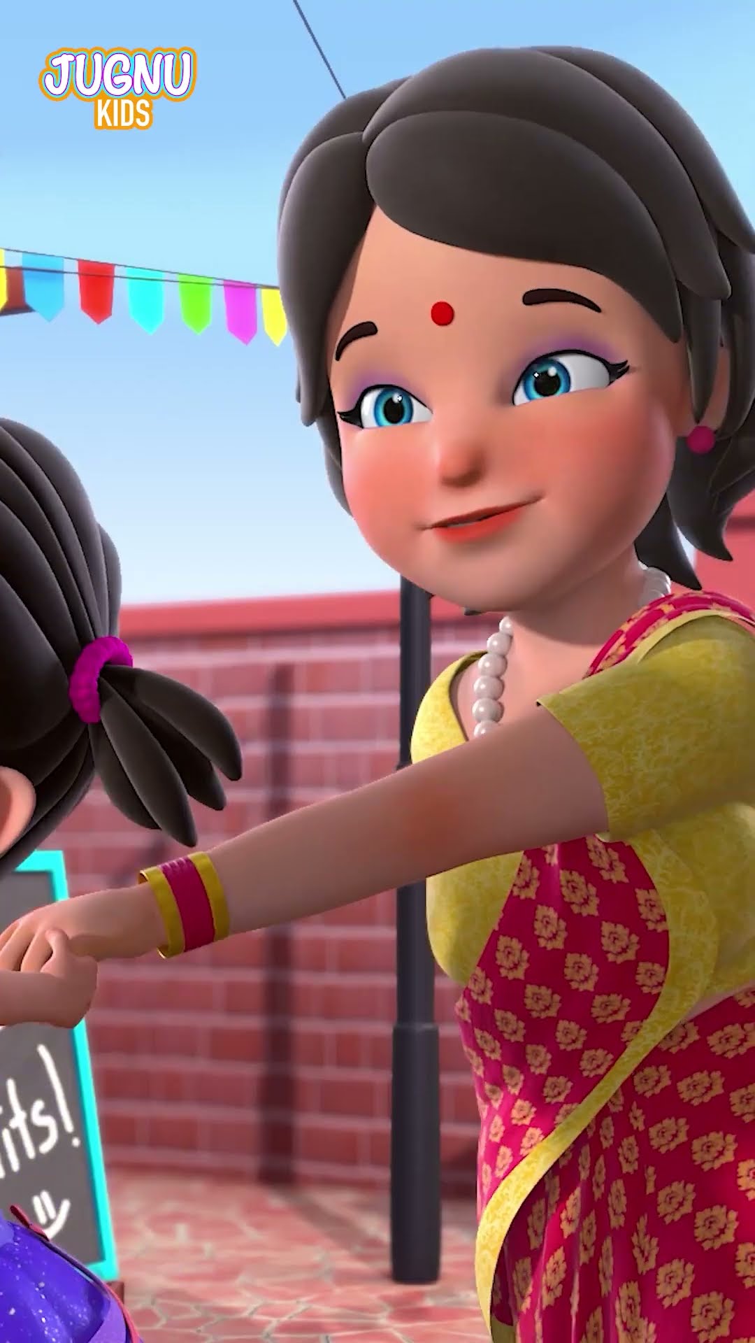 Re Mama Re Mama Re | रे मामा रे मामा रे | 3D Hindi Rhyme For Kids | Hindi Poem | Jugnu Kids